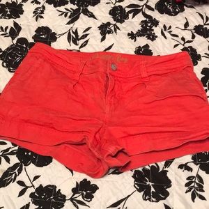 American rag Red jean shorts